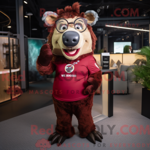 Mascot karakter van een...
