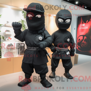 Mascot character of a Black...