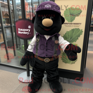 Mascot character of a Black...