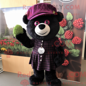 Mascot character of a Black...