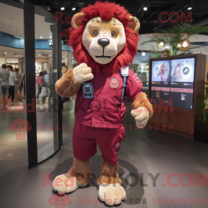 Personnage mascotte d un...