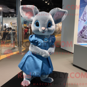 Mascot character of a Blue...