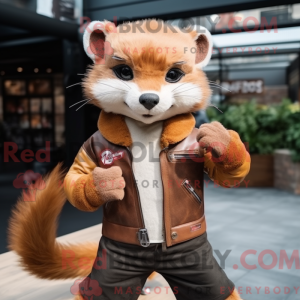 Mascot character of a Rust...