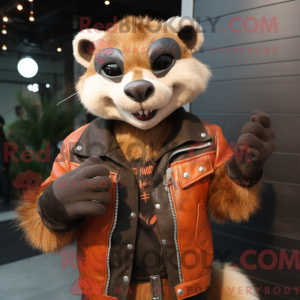 Mascottefiguur van een...