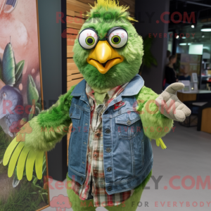 Mascot character of a Lime...