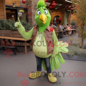 Mascottefiguur van een...