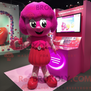 Postava maskota Magenta...