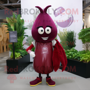 Maroon Beet mascotte...