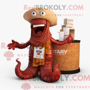 Mascot character of a Rust...