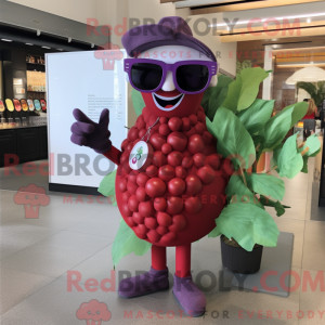 Mascot character of a Red...