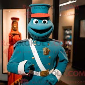 Mascottefiguur van een...