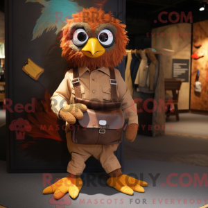 Mascot character of a Rust...