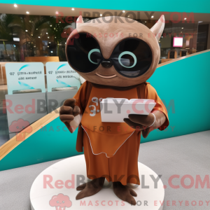 Mascottefiguur van een...