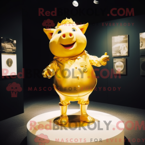 Mascottefiguur van een...