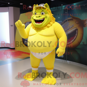 Personnage mascotte d un...