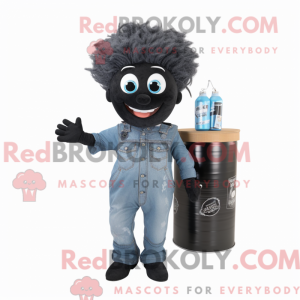 Mascottefiguur van een...
