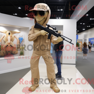 Postava maskota Tan Sniper...