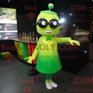 Mascot character of a Lime...