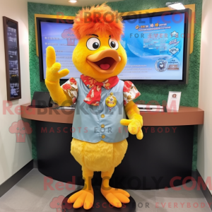 Mascot karakter van een...