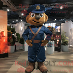 Mascot character of a Rust...
