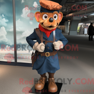 Mascot character of a Rust...