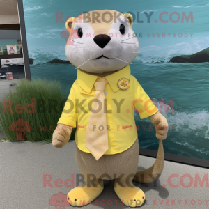 Mascot karakter van een...