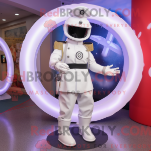 Mascot character of a White...