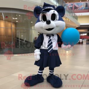 Mascot character of a Navy...