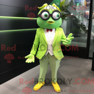 Mascot character of a Lime...