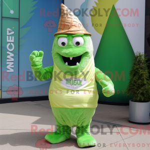 Mascot character of a Lime...