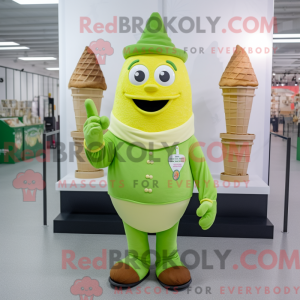 Mascot character of a Lime...