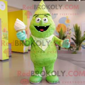 Mascot character of a Lime...