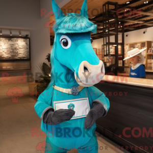 Mascottefiguur van een...