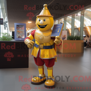 Mascottefiguur van een...