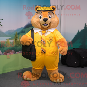 Personnage mascotte d une...
