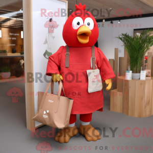 Mascottekarakter van een...