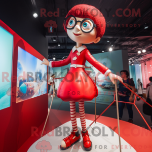 Mascot character of a Red...