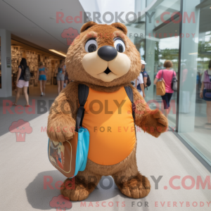 Mascottefiguur van een...