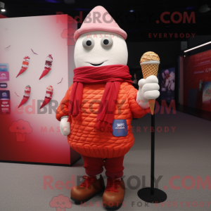 Mascot character of a Red...