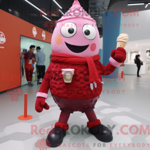 Mascot character of a Red...
