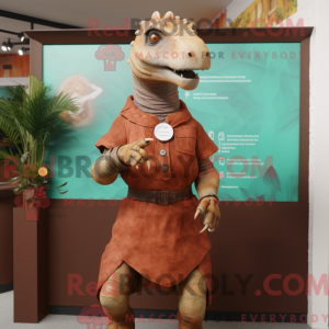 Mascottefiguur van een...