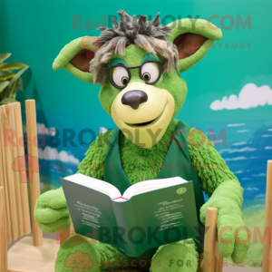 Mascot character of a Green...