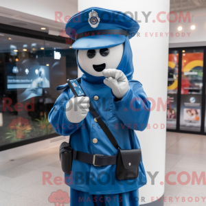 Mascottefiguur van een Blue...