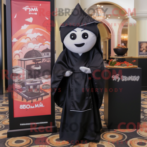 Mascot character of a Black...