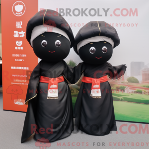 Mascot character of a Black...