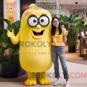 Mascot character of a Lemon...