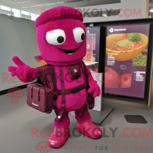 Maskot karakter af en...