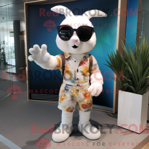 Mascot character of a White...
