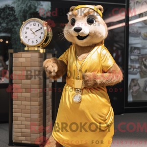 Mascottefiguur van een...
