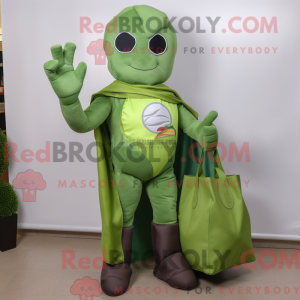 Mascot character of a Olive...